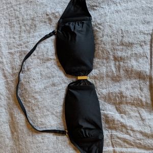 Black strappy bikini